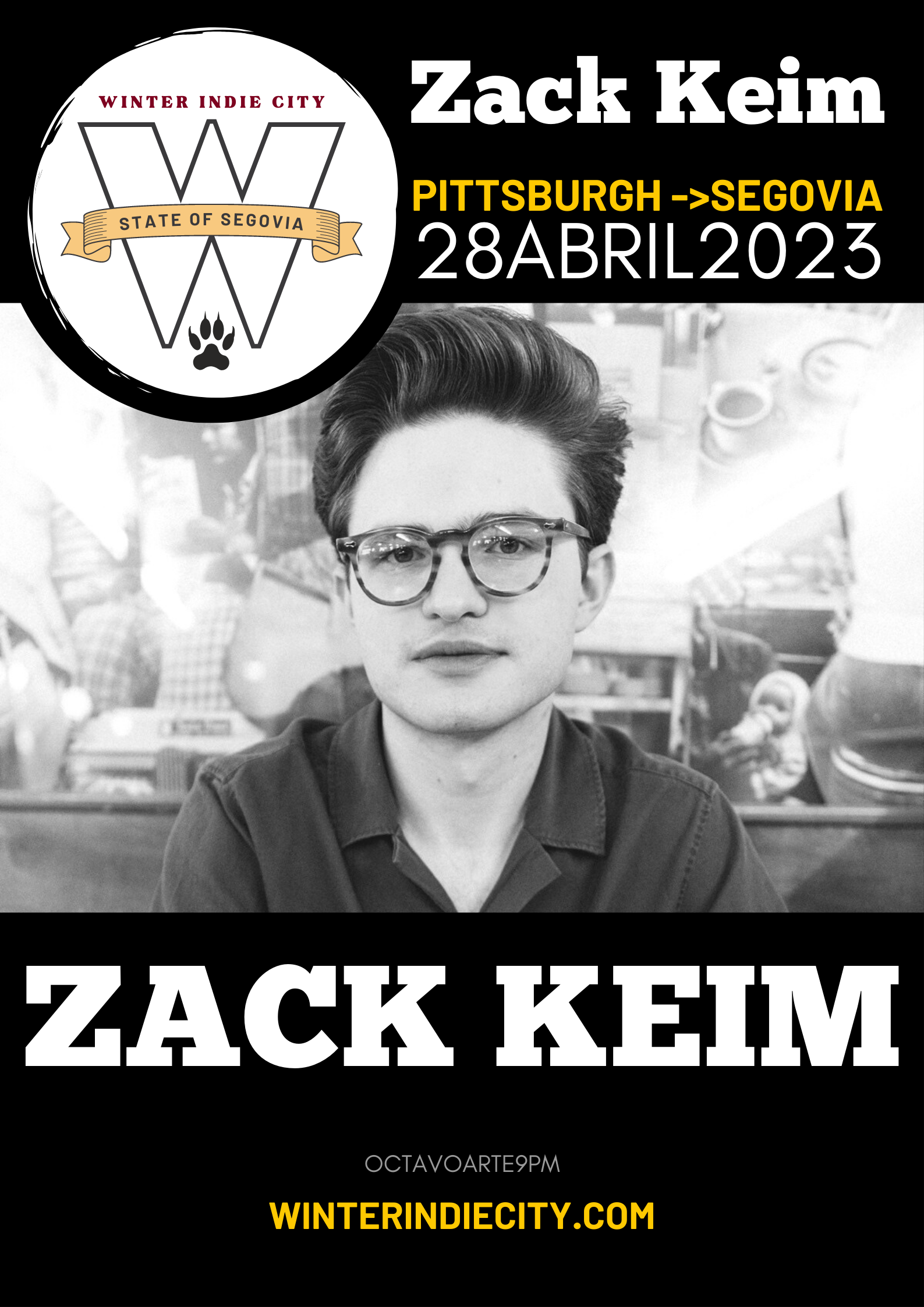 Fotografía promocional de Zack Keim WIC Segovia