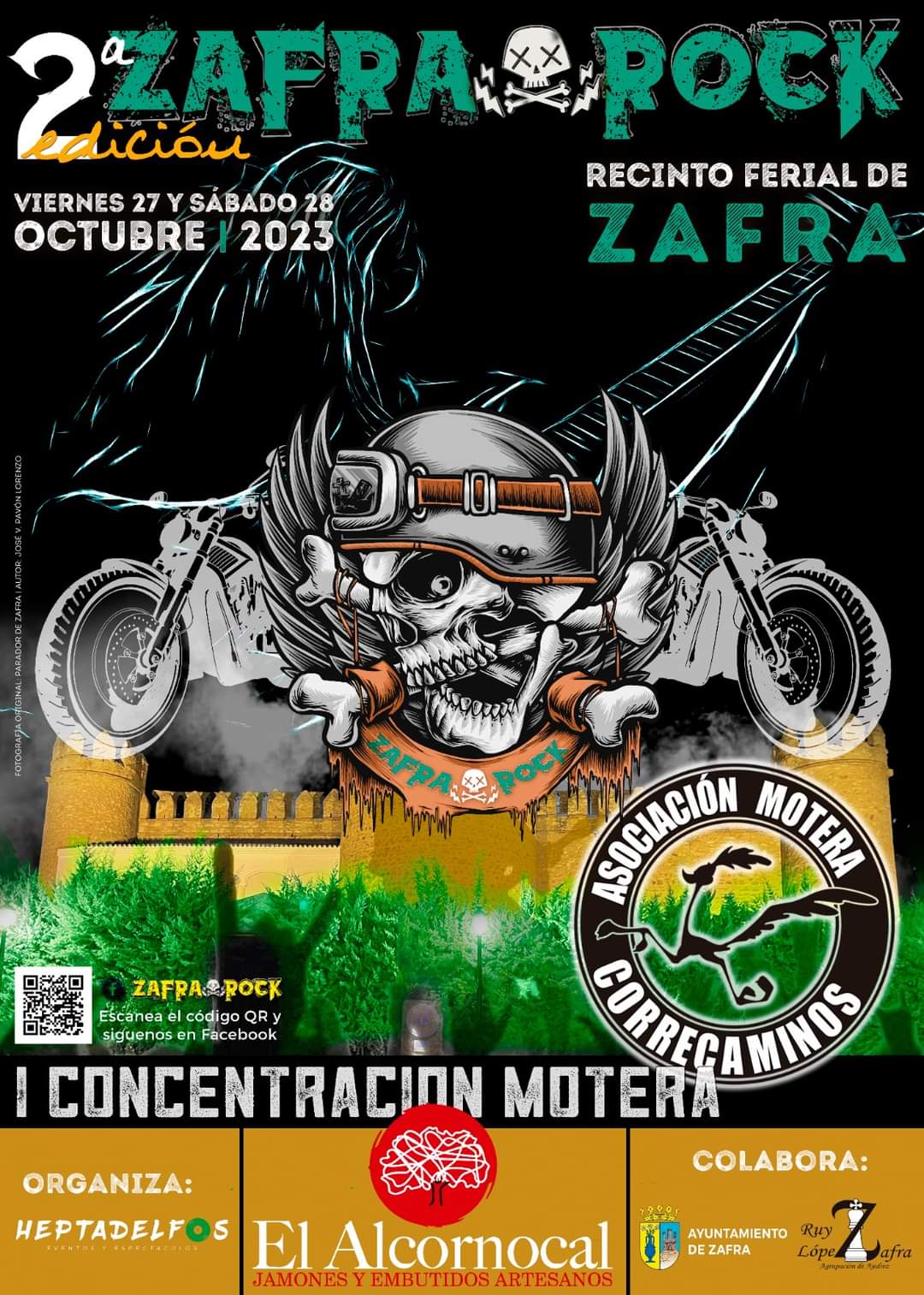 Fotografía promocional de ZAFRA ROCK 2023