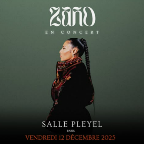 Fotografía promocional de Concierto de Zaho en París