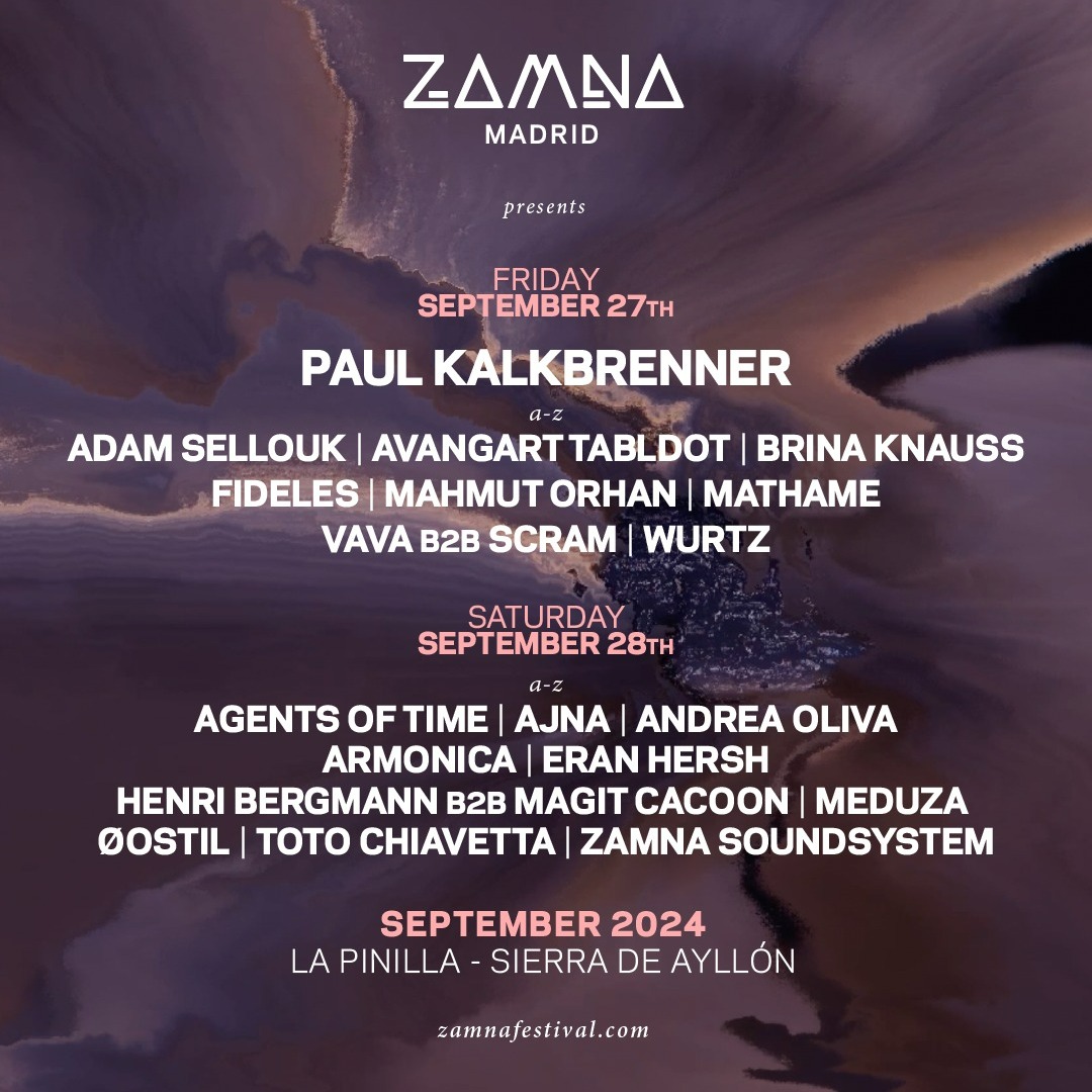 Fotografía promocional de Zamna Madrid 2024