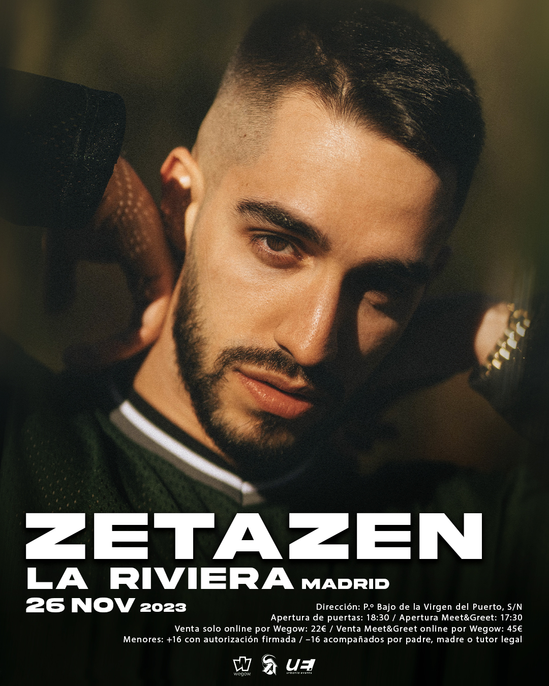 Fotografía promocional de Zetazen en concierto en Madrid en La Riviera
