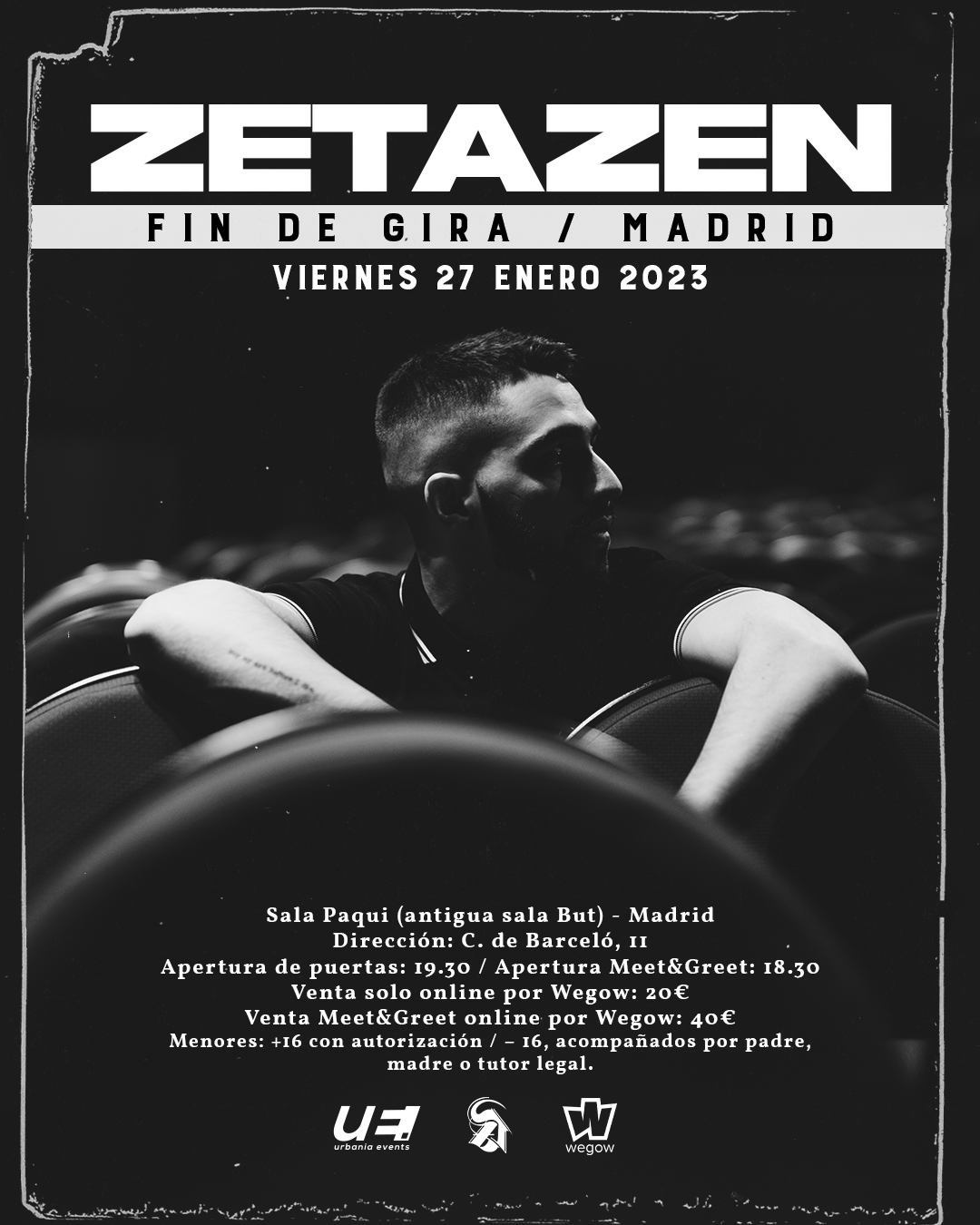 Fotografía promocional de Zetazen en concierto en Madrid