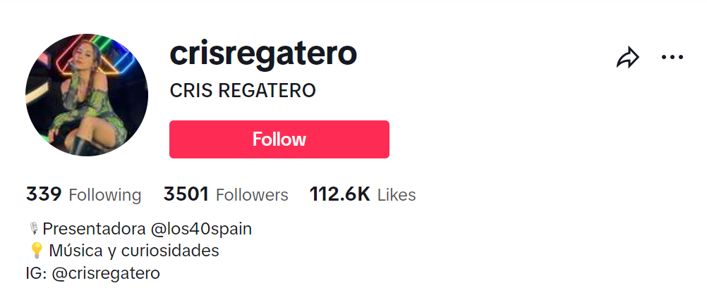 cris regatero infulencer musical