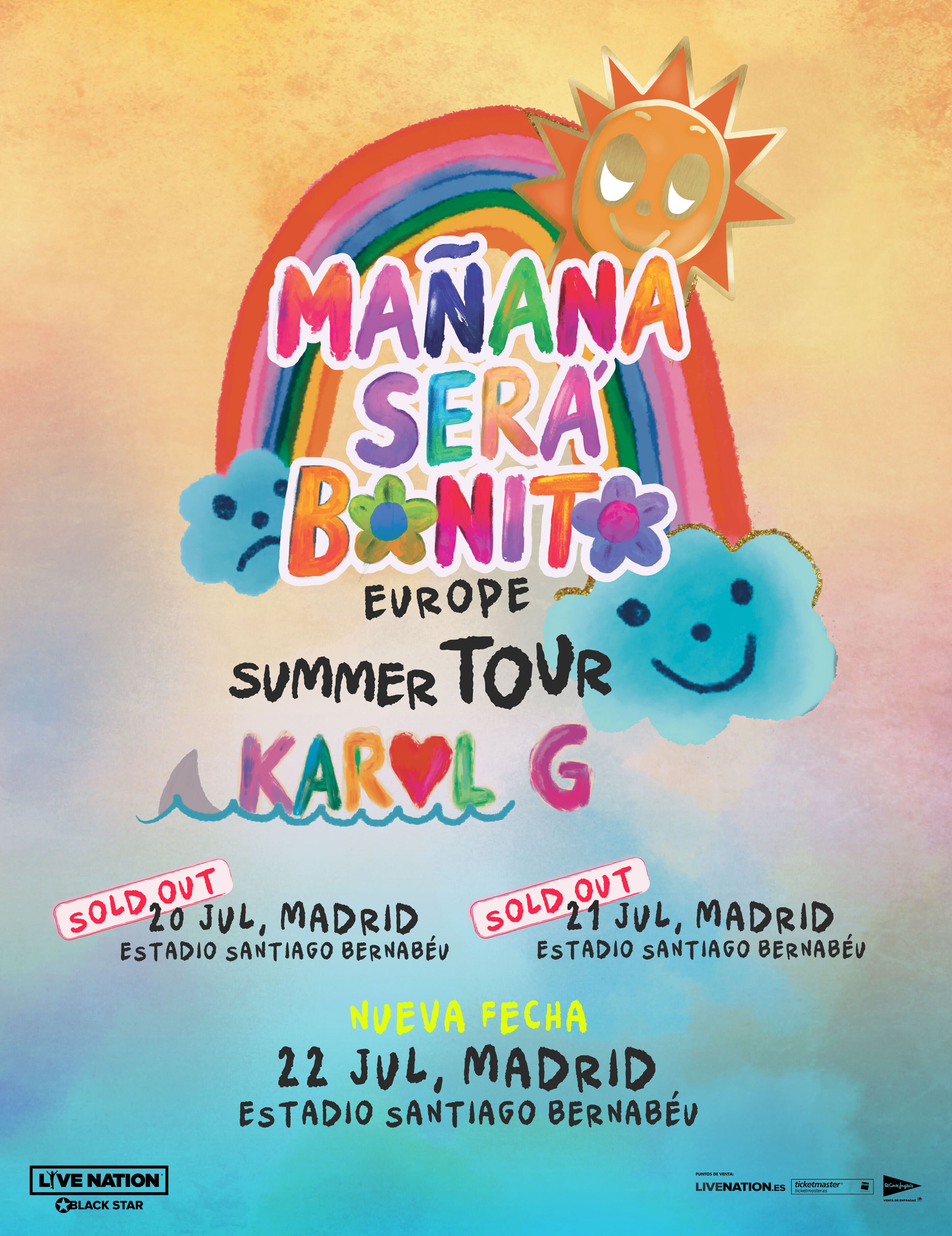 karol g santiago bernabeu