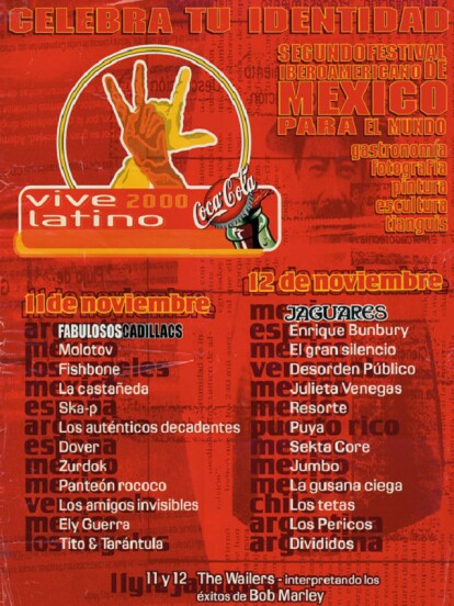 cartel vive latino mexico 2000