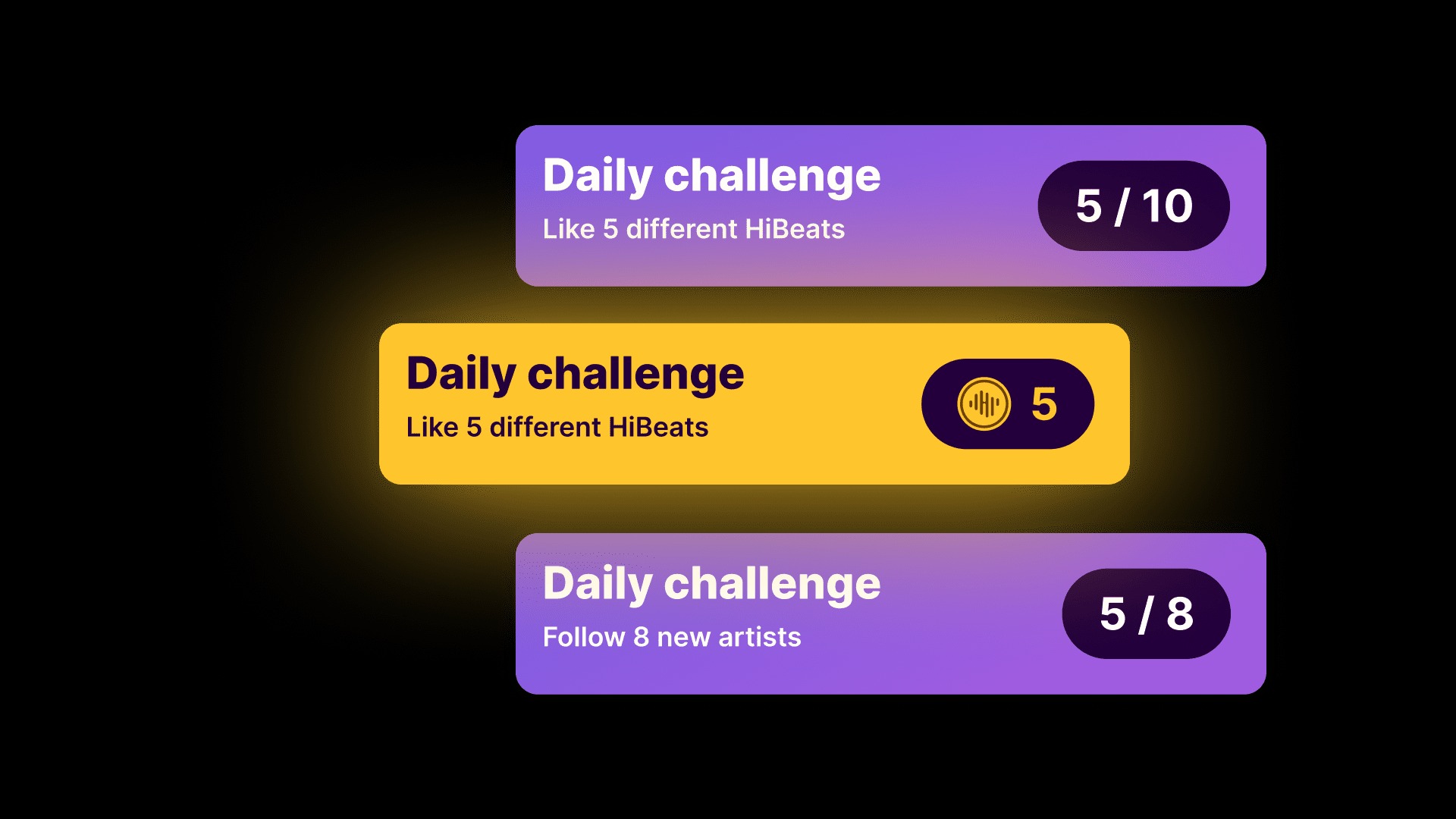 challenges hibeats