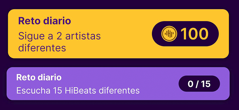 challenges hibeats