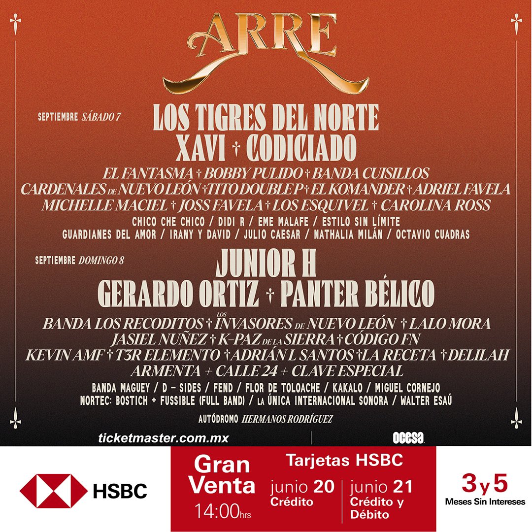 cartel festival arre mexico