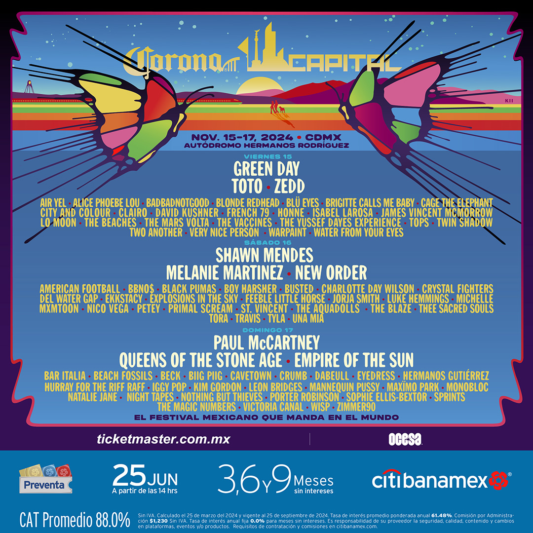 Corona Capital 2024 Toda La Info   Cartel Corona Capital Mexico 2024 