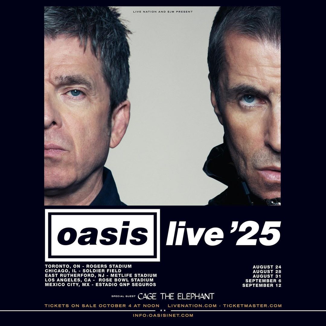 gira mundial oasis 2025
