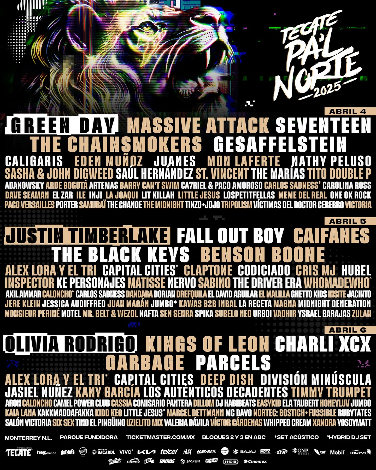 tecate pal norte 2025 cartel