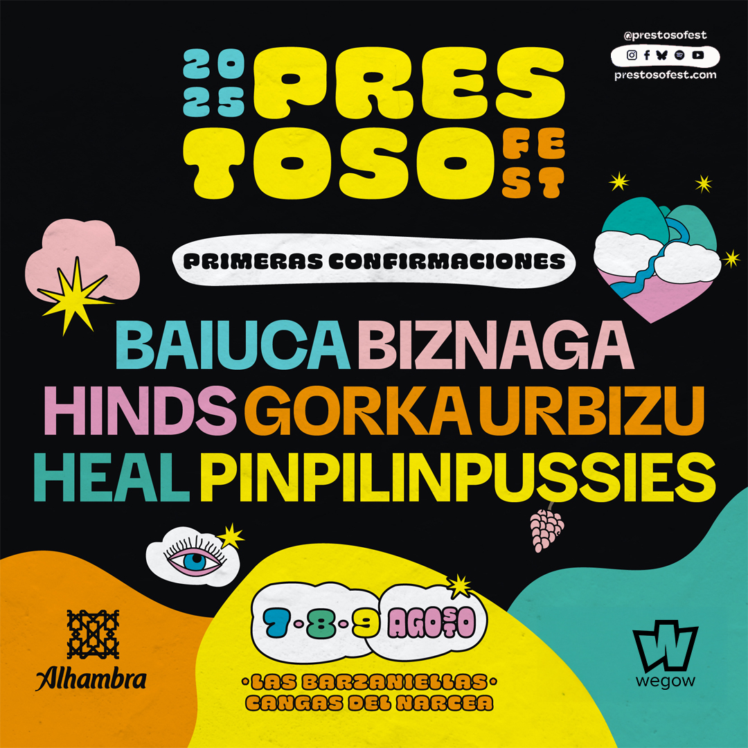 primeras confirmaciones prestoso fest 2025