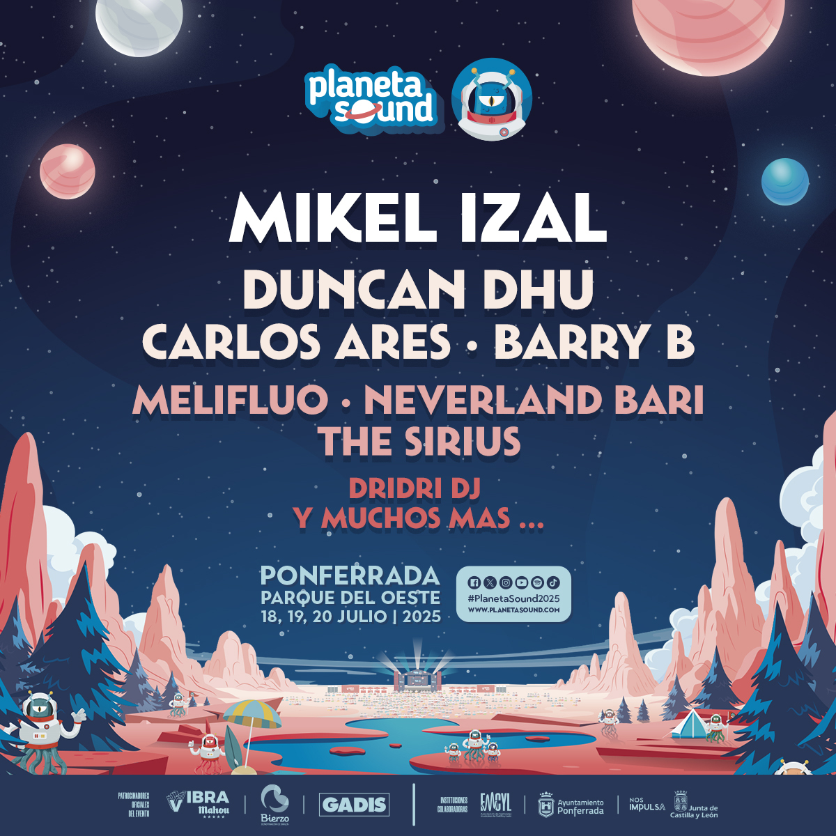 cartel planeta sound 2025