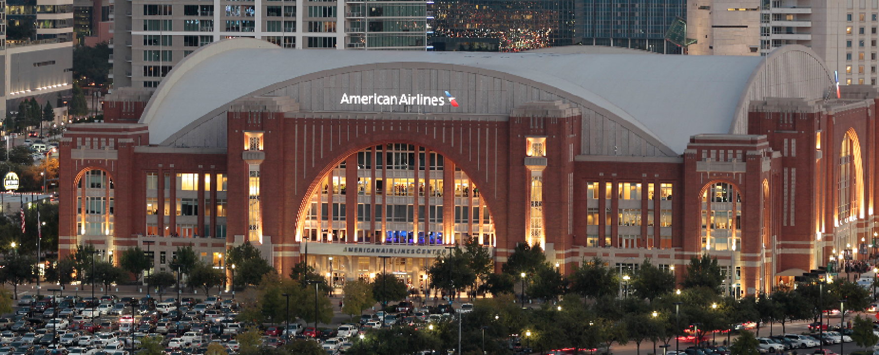 Promotional photograph of American Airlines Center.