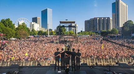 Muse + Tenacious D + The Front Bottoms concert à Atlanta