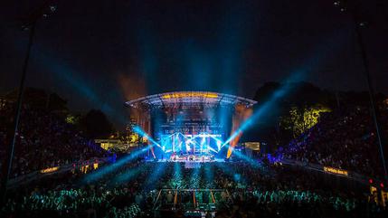 Weezer + Future Islands + Joyce Manor concert in Forest Hills