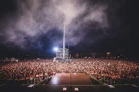 Promotional photograph of Rock in Roma 2022.